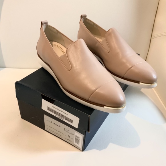 Cole Haan Grand Ambition Slip-On Nude Sneakers - Picture 6 of 10